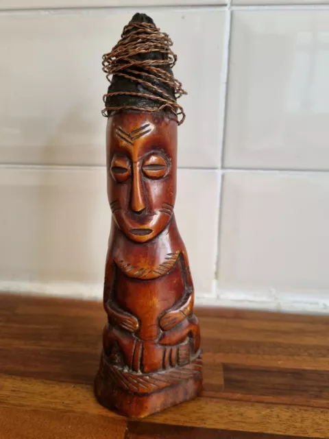 Nkondi Fetish Figure Zaire DR Congo Hand Carved African Medicine Man Ritual