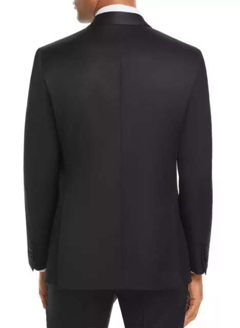 Ted Baker London Mens Slim Fit Shawl Lapel Wool Tuxedo Jacket 44 Regular Black 2