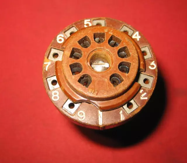 Adattatore presa di prova tubo compatto Vector 9 pin Noval per tester tubi