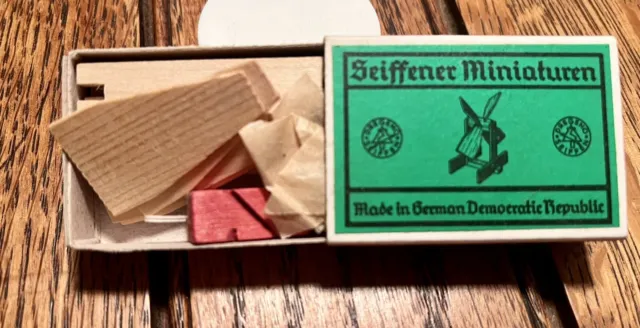 Seiffener Miniaturen in der Zündholzschachtel, Dregeno, Mühle