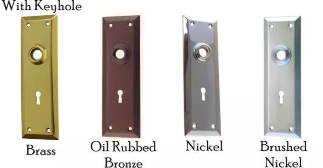 Door Knob Trim Plate 2