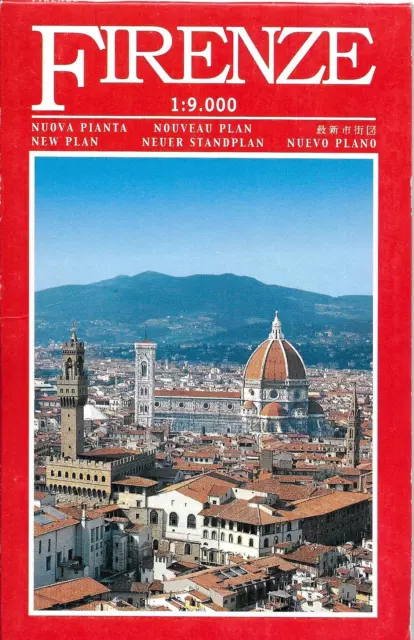 Map of Florence - Firenze Italy, by LACarto (Italy) LAC