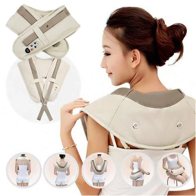Ceinture de châles de massage cervical pour le cou et les épaules Masseur...