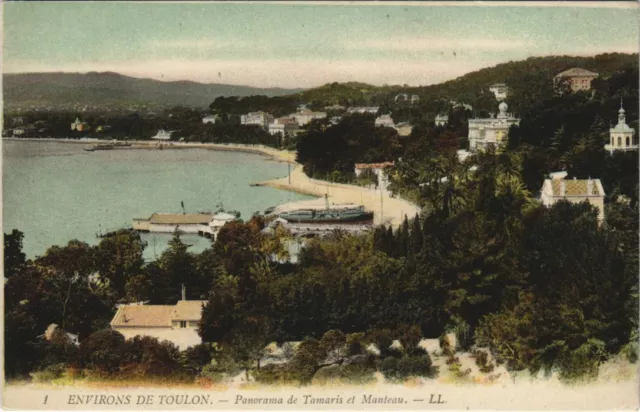 CPA TOULON Environs - Panorama de Tamaris et Monteau (1110815)