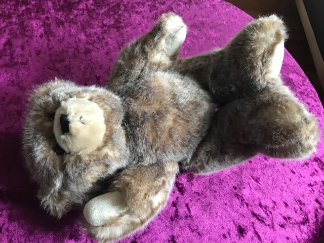 John Lewis Teddy Bear 5 Way Jointed Moving Arms Legs Head Brown 36cm