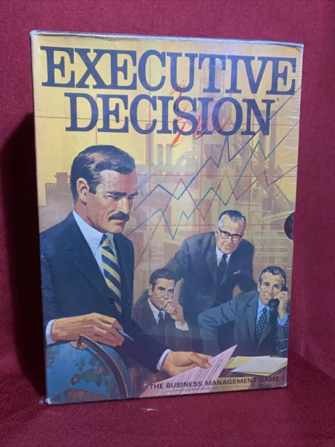 Vintage 3M 1971 Executive Decision Business Management Board Game NOS