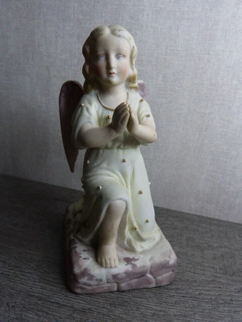 ancien ange ,angelot en biscuit ,prière (sl3)