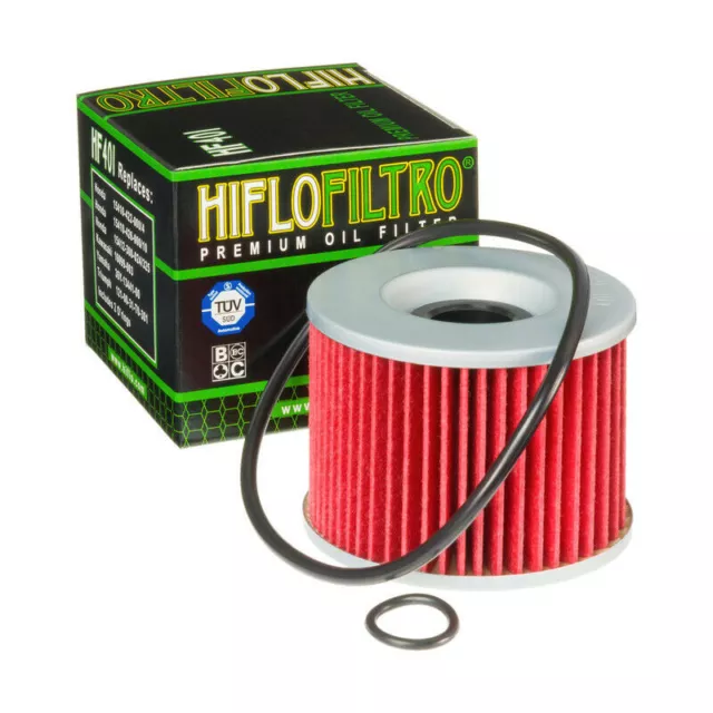 Filtre à huile HIFLOFILTRO pour Honda Kawasaki Yamaha Benelli Oil filter HF 401