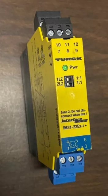 TURCK IM31-22EX-I 2 Channel Analogue Signal Transmitter with Analogue Output