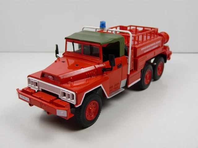 Camion De Pompier ADM 1/50 – ACMAT TPK 635, Métal, Rouge, Collection