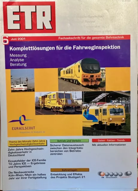 Eisenbahntechnische Rundschau ETR, Juni 2001