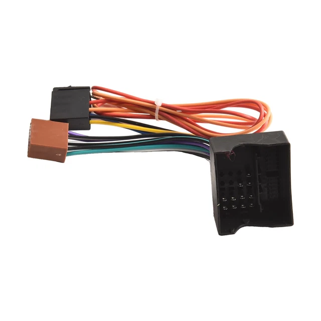 Adaptateur ISO Autoradio Adaptateur ISO Universel Pour Autoradio - Câble Extrémités Ouvertes Alimentation Haut-parleurs - Compatible VW, Opel, Ford, Etc. - Audioproject A154