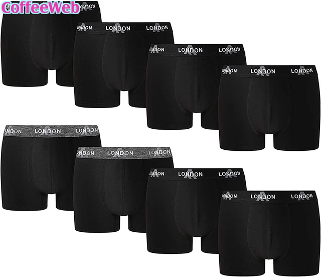 FM London (Pacchetto Da 4/8) Mutande Uomo - Boxer Uomo Cotone Con Tecnologia Hyf