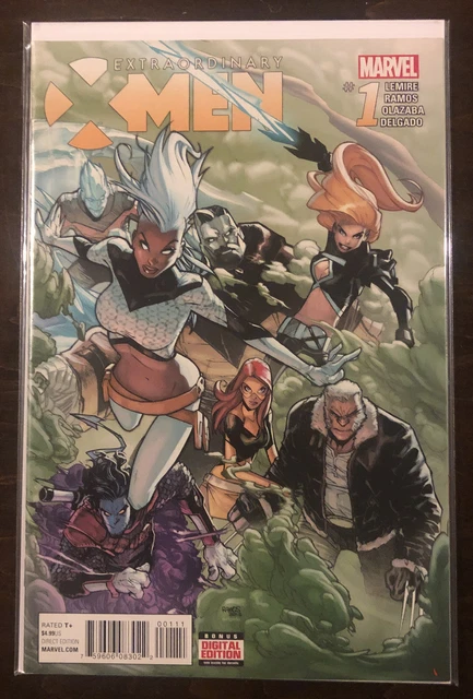 Extraordinary X-Men #1 NM- 9.2 JEFF LEMIRE HUMBERTO RAMOS MARVEL COMICS