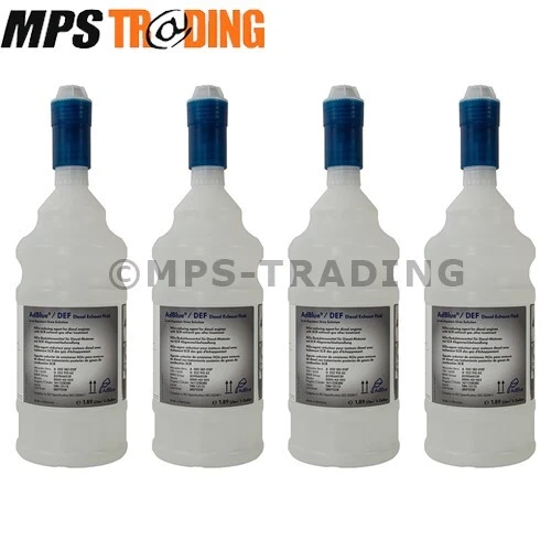 JAGUAR LAND ROVER Adblue Diesel Exhaust Fluid 4x1.89Ltr Bottles OEM