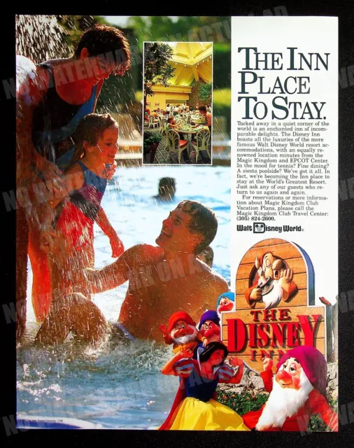 The Walt Disney World Inn 1987 Trade Print Magazine AD Poster ADVERT