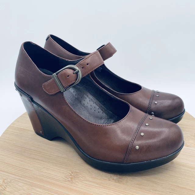 DANSKO MARY JANE Leather Dark Romance Victorian Fanny Wedge