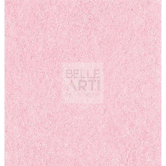 Panno Lenci 1 Mm 30X40 Cm Glitter Fine Rosa Baby