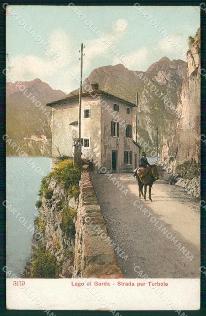 CARTOLINA D'EPOCA, ANNI 50/60. Torbole, Lago Di Garda. Cm 14 X 9. EUR 5