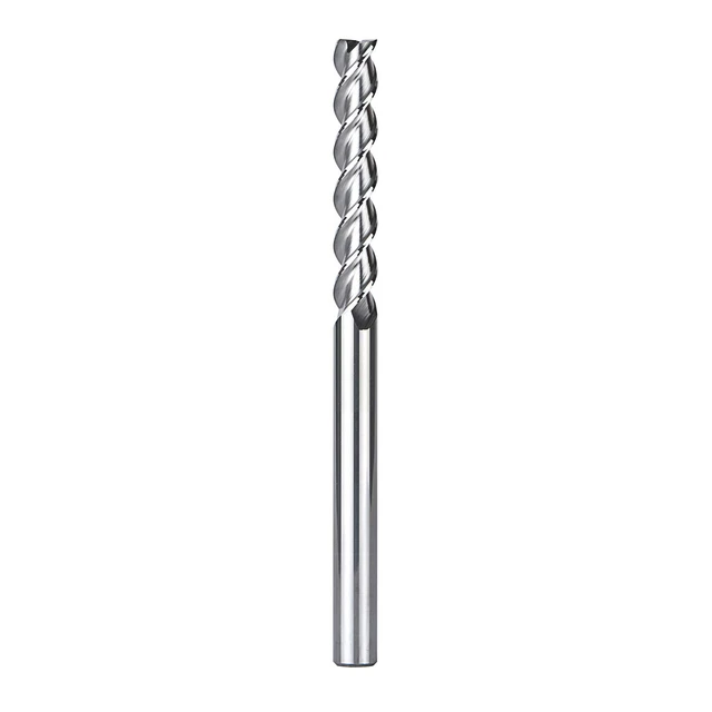 Spetool 1/4 Shank Carbide End Mill for Aluminum Cut (3 Flutes, 3.5 Inch Long) No