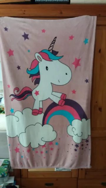 Kinder kuschel decke einhorn regenbogen  My Home