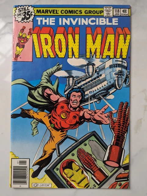 The Invincible Iron Man #118 (1979) 1st App James Rhodes High Grade VF/NM 9.0