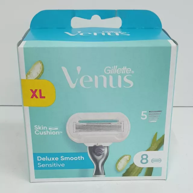 Gillette Venus XL - Deluxe Smooth Sensitive Rasierklingen - 1 x 8er Pack