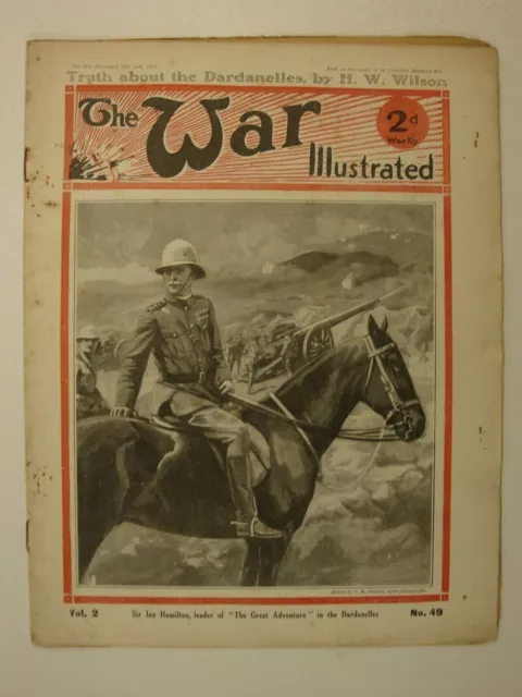 The War Illustrated, Great War # 49 (French 75 Artillery, Gallipoli, Baltic Sea)