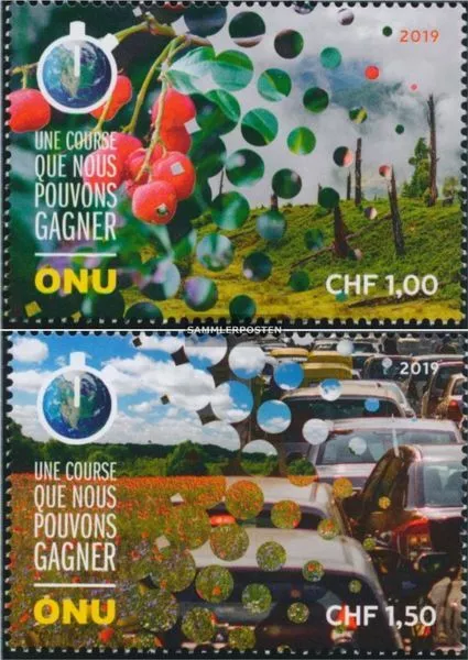 UNO - Genf 1085-1086 (kompl.Ausg.) postfrisch 2019 UN Klimagipfel