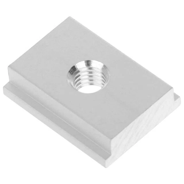 2 Pezzi M8 Morsetti T-Track per Legno, Morsetti per T Track Set di Morsetti in Lega di Alluminio, a Sgancio Rapido con Scanalatura a T, Set di Guide