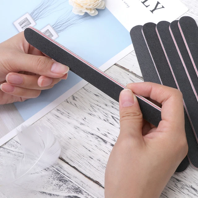 6 PCS/Set Professional Washable Buffer File Nail Files Round 3