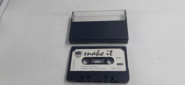 Lot De 2 Jeux MSX Sur K7 : Sea Hunter Et Roger Rubbish (1984, Svi) - État Correct, Non Testé