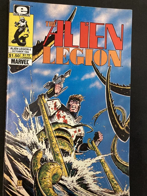 The Alien Legion #4 (October 1984) Marvel/Epic Comics - Gorgeous Comic