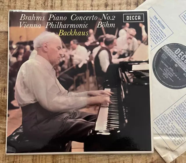 SXL 6322 Brahms Vienna Philharmonic Böhm Backhaus - Piano Concerto No.2 1st UK