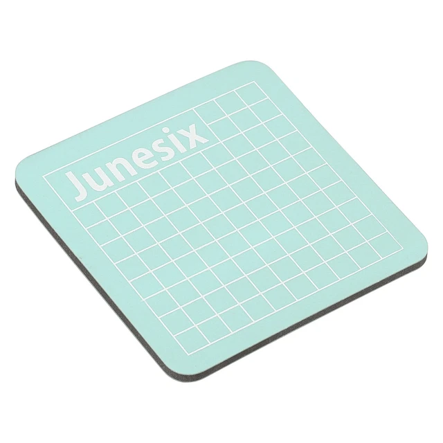 Mini tapetes de corte de tela giratoria de doble cara de 2,4"" x 2,4"" para coser, verde como nuevo