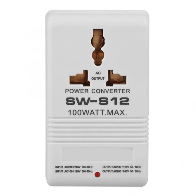 SW-S12 100W 110V / 120V 220V / 240V Step Down Voltage Converter - KonZ7W9