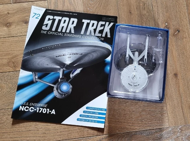 Star Trek Eaglemoss # 72. USS Enterprise NCC-1701-A. Never displayed