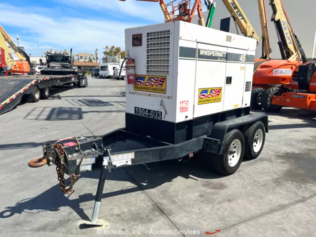 2008 Mulitiquip DCA-45US12 36 kW Towable Generator 45 kVA Gen Set Diesel bidadoo