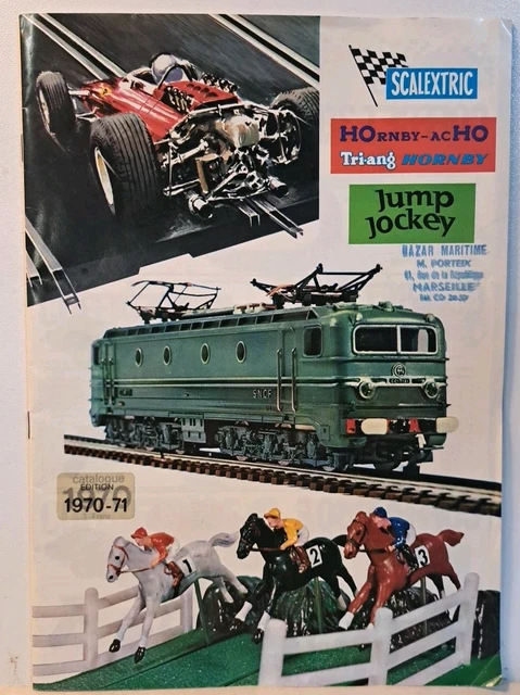 Brochure catalogue Scalextric 1967-68 Meccano Triang circuit auto