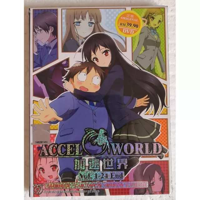 DVD Accel World Ex Ova 1-2 + 8 Specials English Subtitles +TRACKING  Shipping