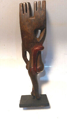 Hand Carved Wood Female Devil Slingshot, 3