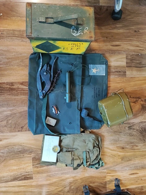 VIETNAM WAR U.S army set personal set 13 pcs Wire Cutter, cigarette ...