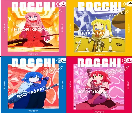 BOCCHI THE ROCK ! Vol.1 Vol.2 Vol.3 Vol.4sets Blu-ray Soundtrack Booklet Japan16