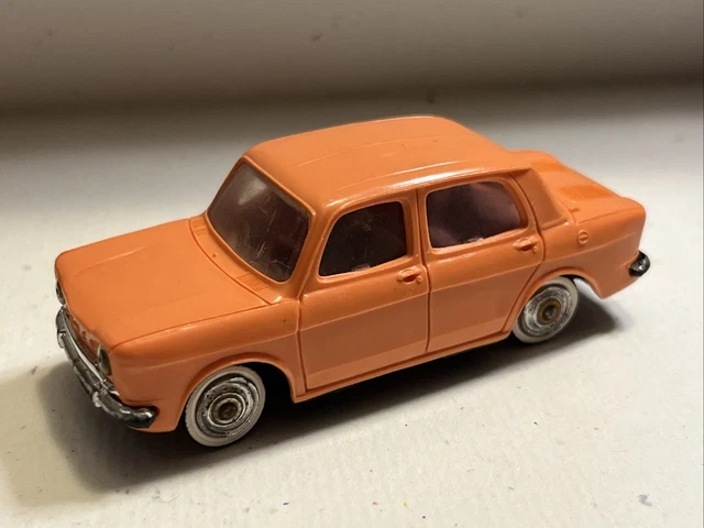 Jouet Ancien En Plastique 24cm - Cabriolet US Simca (échelle ~1/20), Oyonnax, Bel état