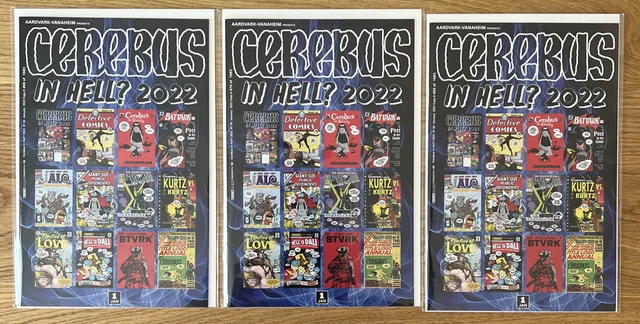 Lot Of 3 Aardvark Vanaheim Presents CEREBUS In Hell? 2022