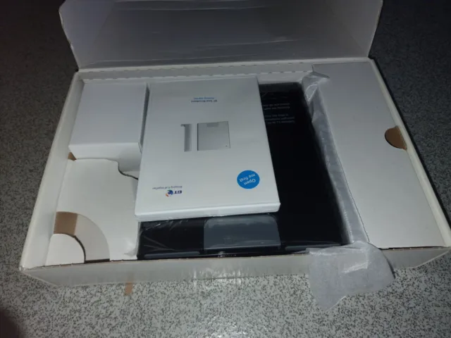 BT Home Hub 027262 Black Boxed Brand New Never Used Complete Excellent Condition