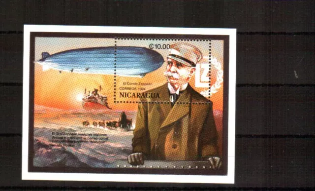 Nicaragua Michelnr. Block 212  postfrisch  (Zeppelin: 33207)