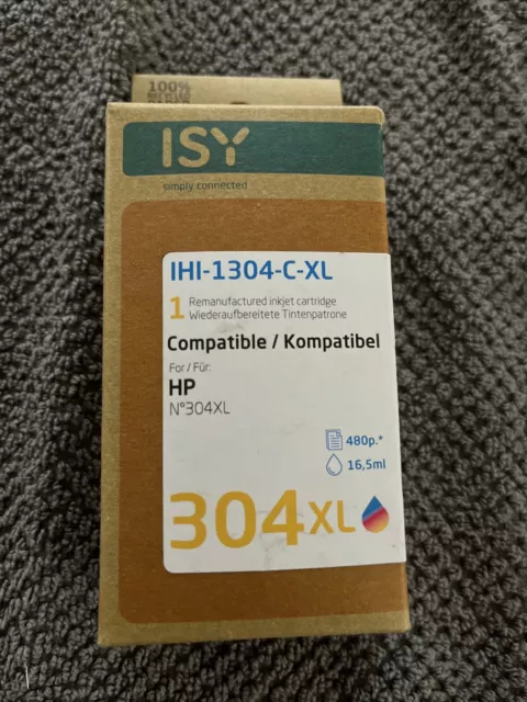 ISY HP - Druckerpatrone - IHI 1304-C-XL - Wiederaufladbar - unbenutzt