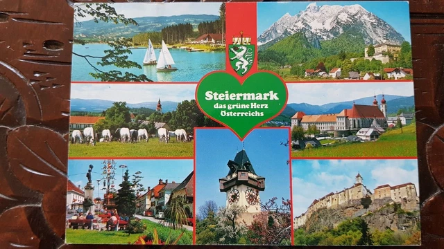 Postkarte a201 gelaufen, Steiermark, Ansichtskarte, Sammlung, AK