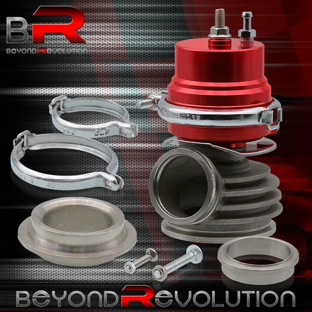Red External V-Band 50mm Mount Turbo Charger Header Manifold Wg Bypass